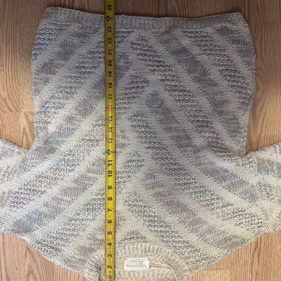 Cozy Multicolor Knit Sweater‎ Size Small Vintage - Picture 3 of 9